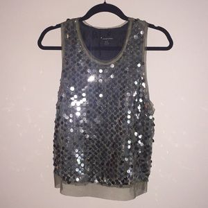 Forever 21 green sequin top. Size small.